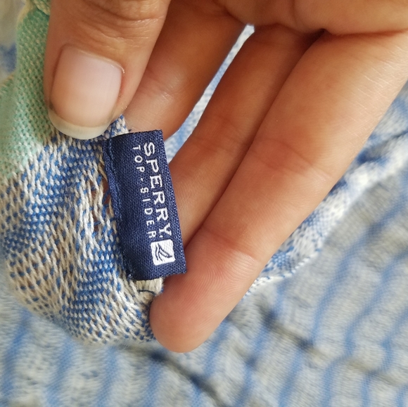 Sperry Blue Scarf - Picture 4 of 5